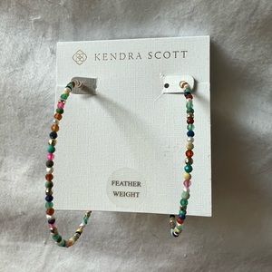 New Kendra Scott Scarlet Hoop Earrings